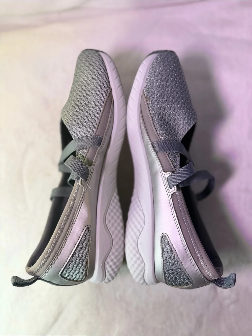 Merrell Women's Gray Knit Slip-On Mary Jane Loafer